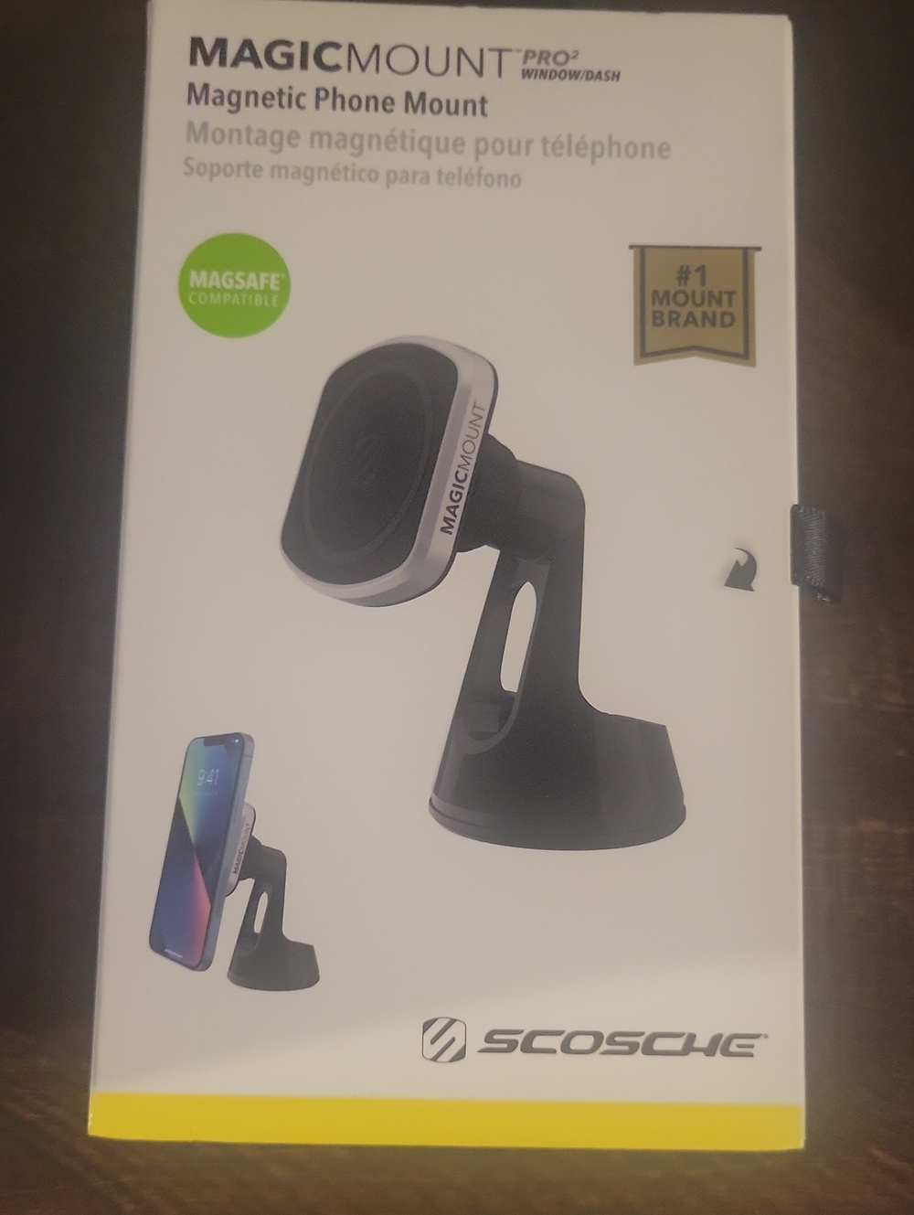 Scosche MagicMount Pro Magnetic Phone Mount - Black